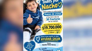 Robando Sonrisas impulsa una campaña para ayudar a un niño de 10 años