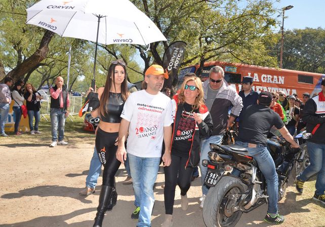 Marcos Di Palma. El automovilista apadrinó el encuentro.