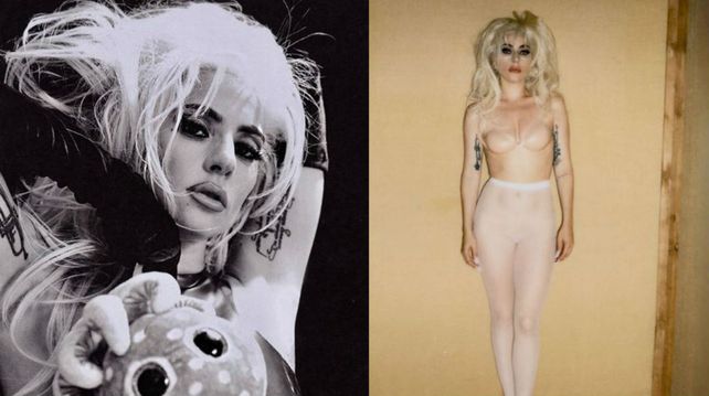 Lady Gaga sorprendió con un fotos muy subidas de tono