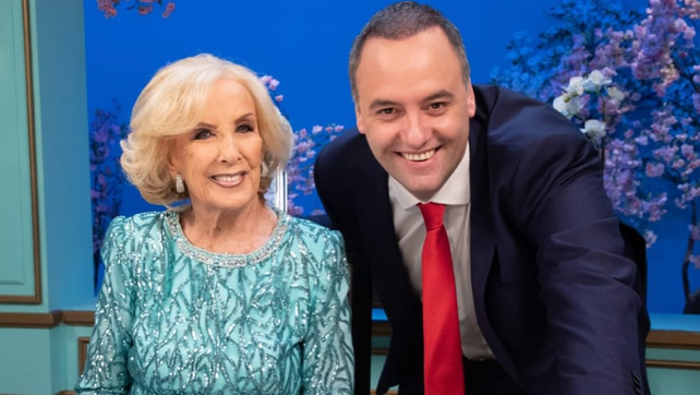 Manuel Adorni visitó el programa de Mirtha Legrand