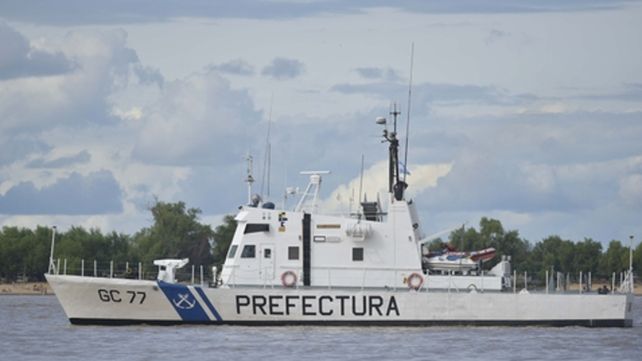 Un barco de Prefectura rescató el cuerpo