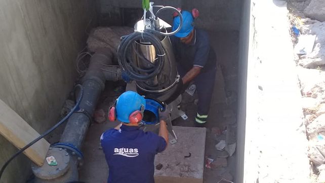 Estación de rebombeo de agua potable en el noroeste