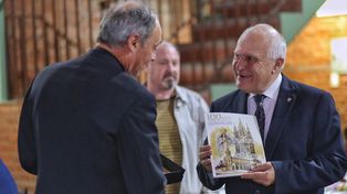 Lifschitz se sumó a los festejos en la Basílica
