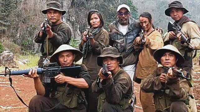 &ldquo;5 sangres&rdquo;. Spike Lee junto a los protagonistas de &ldquo;Da 5 Bloods&rdquo;.&nbsp;