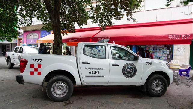 El bar Pico Fino fue allanado este lunes por efectivos de la Policía de Seguridad Aeroportuaria.