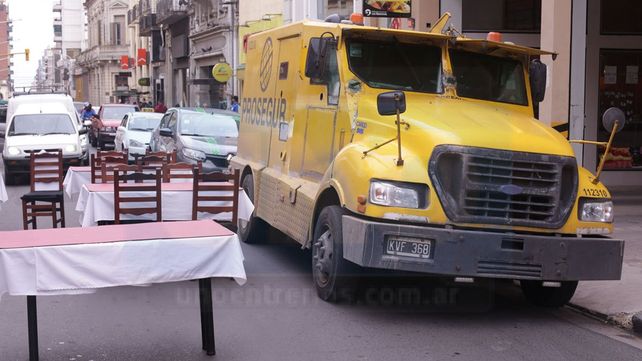 Protesta de gastronómicos y hoteleros en Paraná&nbsp;