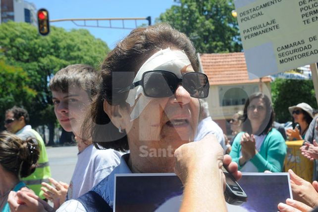 Los santafesinos marcharon contra la inseguridad