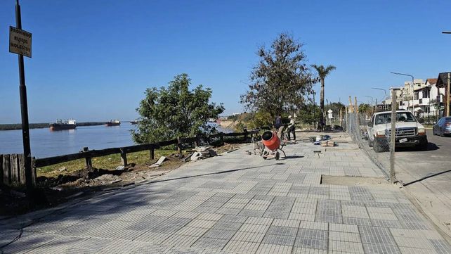 La renovada rambla de San Lorenzo.