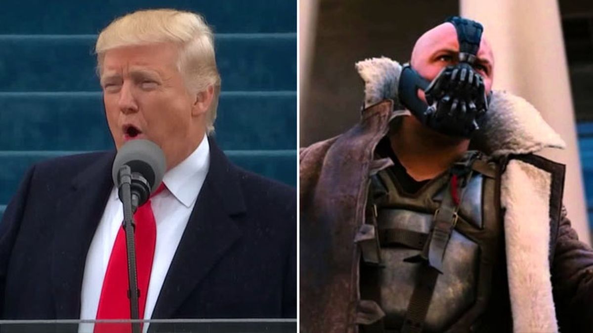 Donald Trump plagió a Bane, el villano de Batman, en su discurso