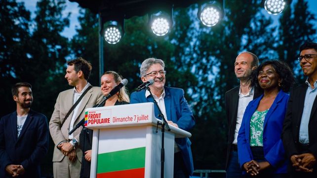 Histórico vuelco electoral en Francia: el líder de La Francia Insumisa Histórico vuelco electoral en Francia: el líder de La Francia Insumisa