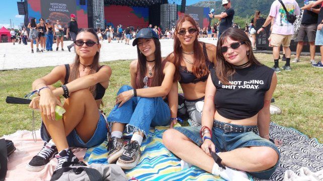 Amigas que viajaron desde Entre Ríos y Santa Fe.
