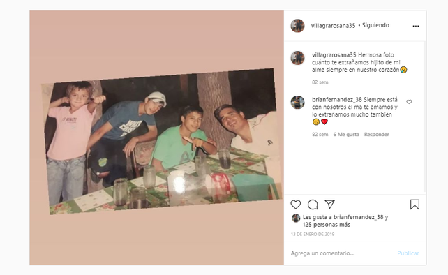 Colón: el conmovedor mensaje de la madre de Brian Fernández