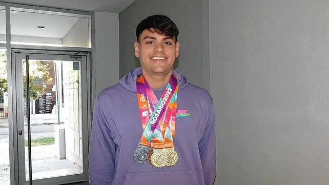 Dante Nicola tuvo un excelente rendimiento en los Juegos Sudamericanos