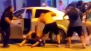 Batalla campal en Ensenada: se negaron a usar barbijos, destrozaron un supermercado y noquearon a un hombre