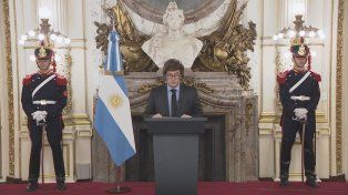 Javier Milei presentó el Presupuesto 2026, fue en cadena nacional.&nbsp;