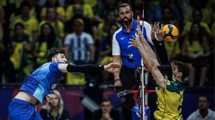 Argentina no pudo con Brasil y cayó en su segunda presentación en el torneo.