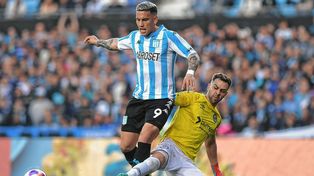 Racing ganó un partido muy apretado.
