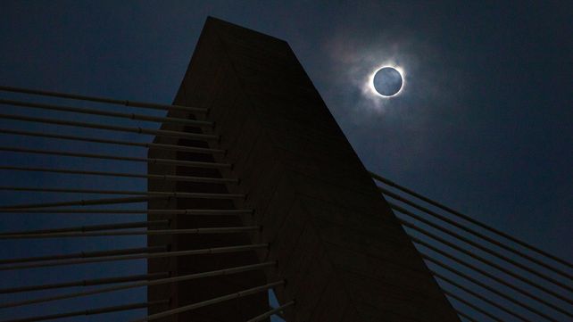 Así se vio el eclipse solar en Estados Unidos