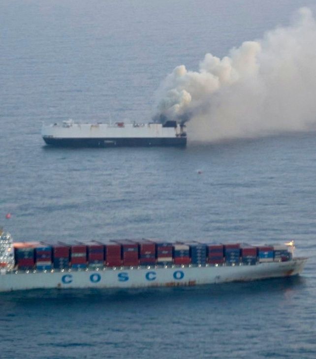 Qué se sabe del barco que se hundió con 3.000 autos cero kilómetro con destino a México Qué se sabe del barco que se hundió con 3.000 autos cero kilómetro con destino a México