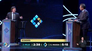 Para los analistas Sergio Massa sacó ventaja a Javier Milei en el tercer debate presidencial de cara al balotaje del domingo 19.&nbsp;