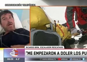 Lo rescataron del Everest y se va a escalar a 4.900 metros 