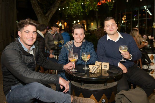 Javier Martinez, Facundo Comollo y Carlos Varela