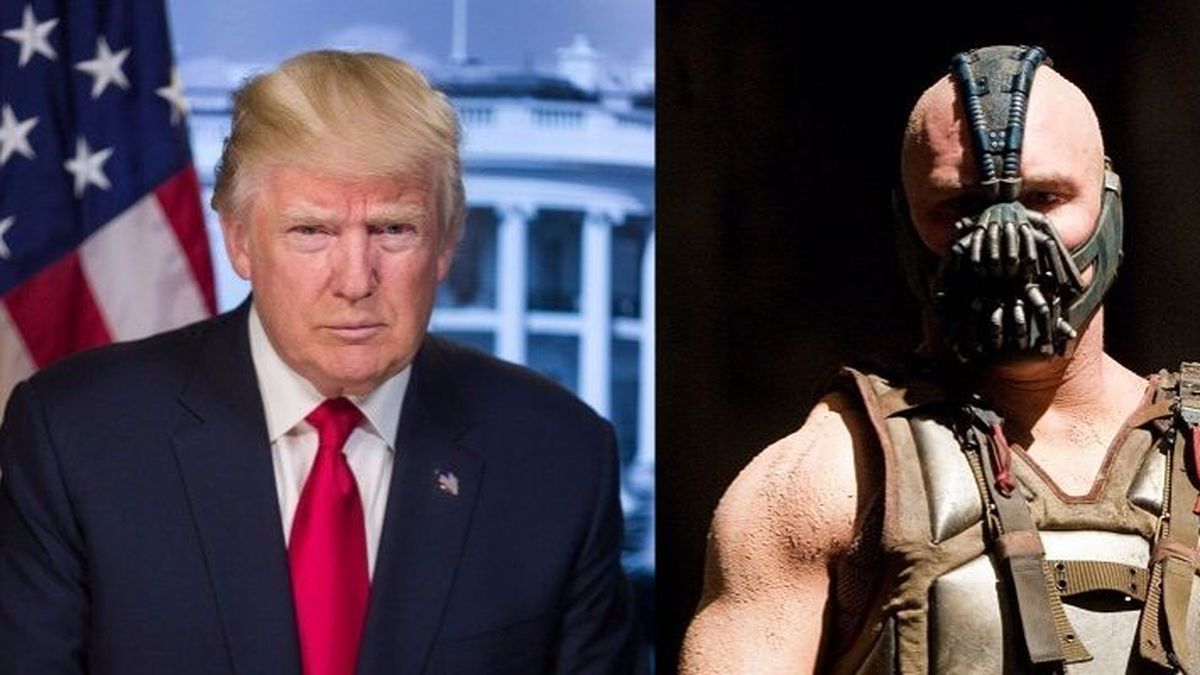 Encuentran similitudes en el discurso de Donald Trump con el de Bane,  villano de Batman