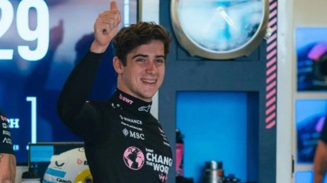 Franco Colapinto estará en Argentina a fines de abril para una exhibición.