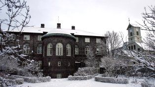 La sede del parlamento islandés, en Reikiavik.