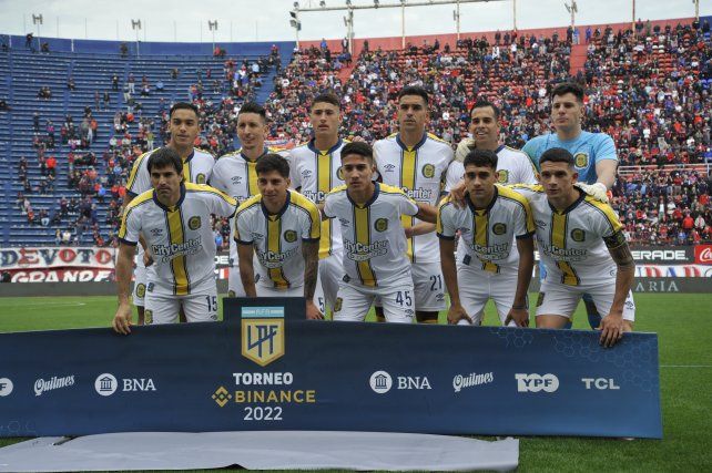 El once inicial canalla ante San Lorenzo.