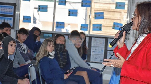 Rectora. Verónica Delfina Miranda compartió con UNO las iniciativas que se vienen desarrollando en la escuela