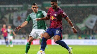 Leipzig empató 1-1 ante Werder Bremen, en el inicio de la 16ª jornada de la Bundesliga.