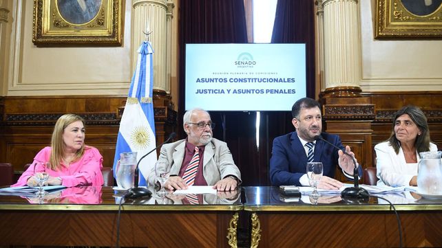 Se definió pasar a cuarto intermedio hasta el lunes 13 contra el deseo de LLA de tratar la Ley Bases en el recinto del Senado el jueves.&nbsp;Edgardo Kuider pidió por los fondos de Salto Grande&nbsp;