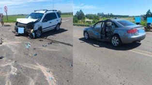 Tres personas hospitalizadas tras choque en el acceso oeste de Concordia