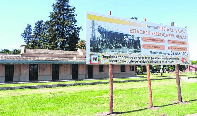 Reacondicionamiento. La estación de Firmat tendrá nuevas obras.