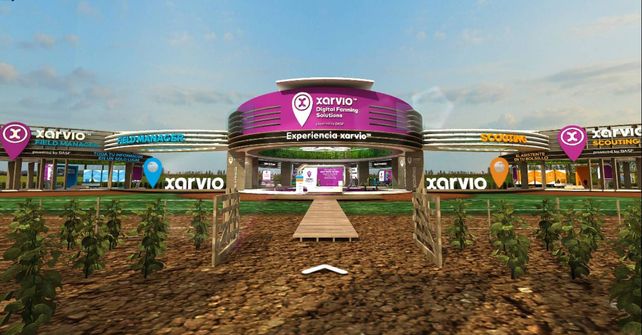 Como en una expo, levantaron mega stand pero en la nube