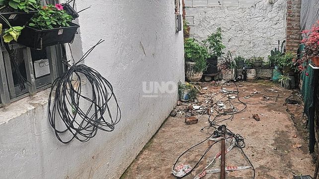 Un camión dañó el tendido eléctrico en Zavalla al 6100