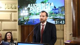El intendente participó de la audiencia pública sobre obras y proyectos estratégicos para el Departamento La Capital
