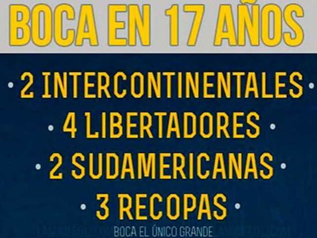 ¡Boca respondió las burlas de River con muy buenos afiches!