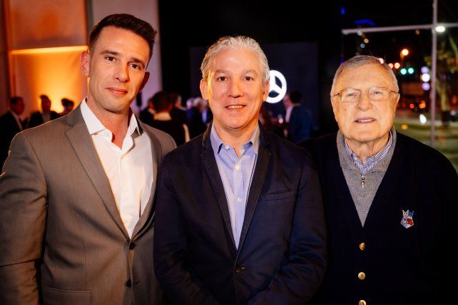 Gonzalo Insausti, Jorge Luchini y Carlos Gallo