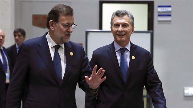 Mariano Rajoy y Mauricio Macri. &nbsp;
