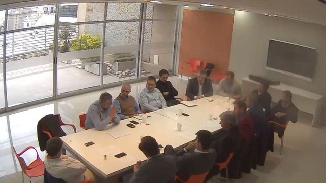 La reunión de la denominada mesa judicial realizada en 2017.