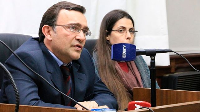 El fiscal coordiandor Lisandro Beherán y la fiscal Martina Cedrés