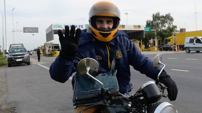 Central: los hinchas canallas volvieron a la ruta