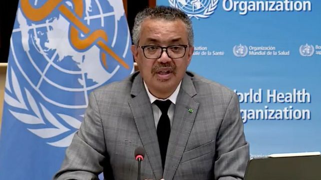 El director general de la OMS Tedros Adhanom Ghebreyesus.