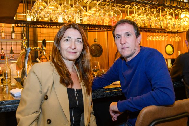 Gisela Ríos y Gustavo Pitorino.  
