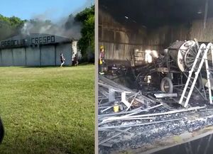 Revelan las pérdidas millonarias por el incendio del hangar