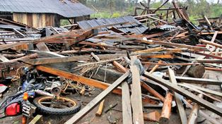 Una tormenta dej&oacute; nueve muertos y 61 heridos en el nordeste misionero