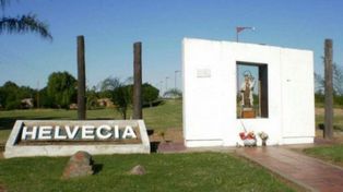 Helvecia, localidad cabecera del departamento Garay