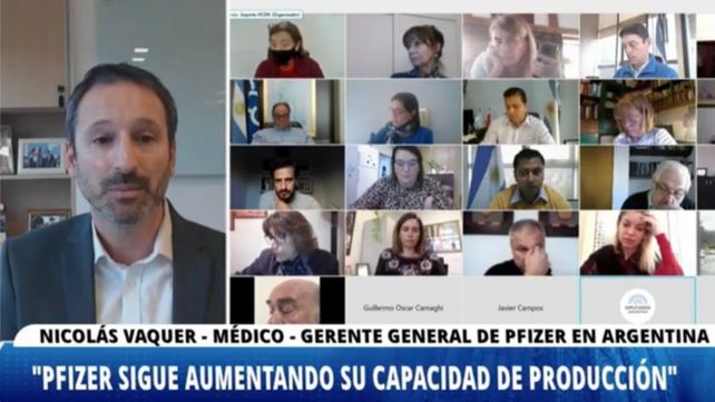 El gerente general de Pfizer en Argentina